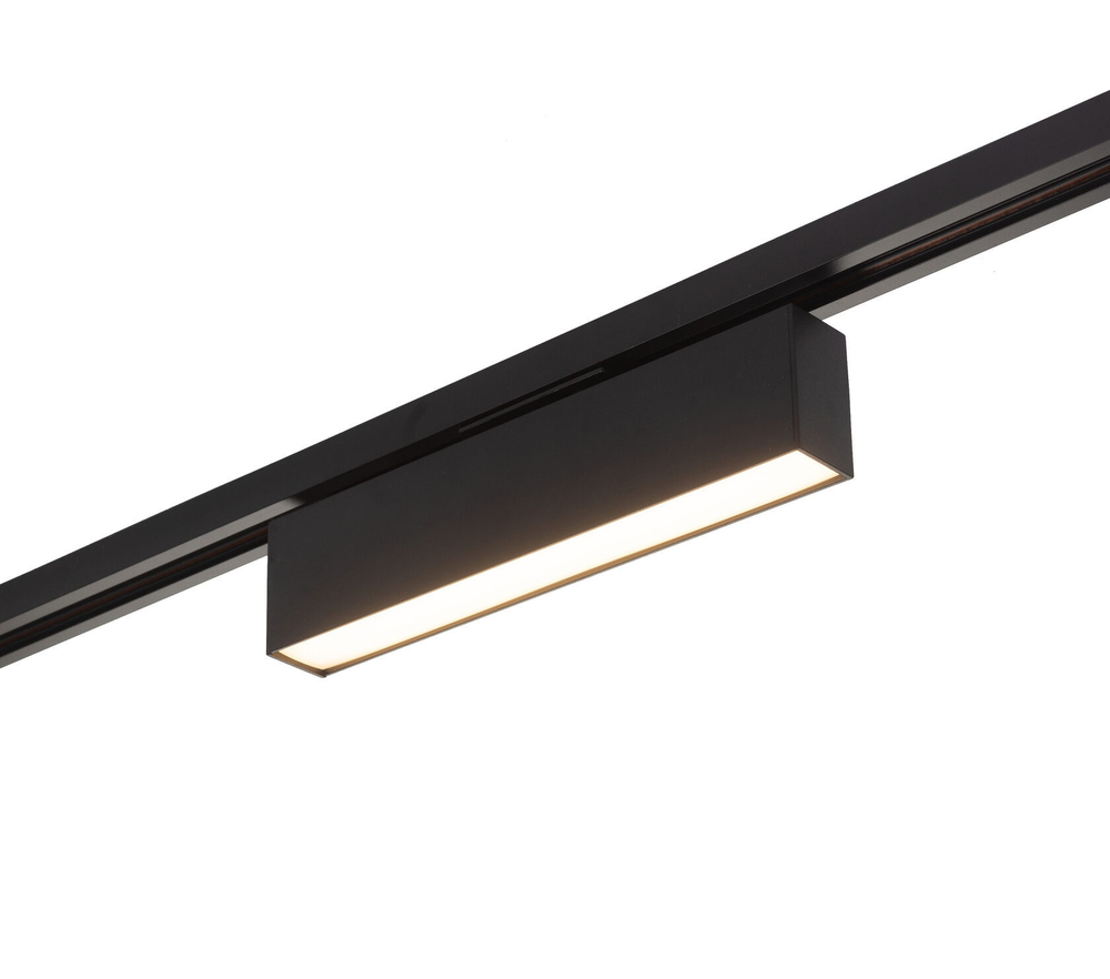 DK6430-BK Трековый светильник IP 20, 10 Вт, LED 3000, черный, алюминий