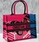 Сумка Dior Book Tote, модель среднего формата розовый