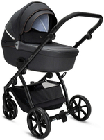Детская коляска Noordi Fjordi V2 4 в 1 с автокреслом Terra Black и базой 1462815 Voyager Black