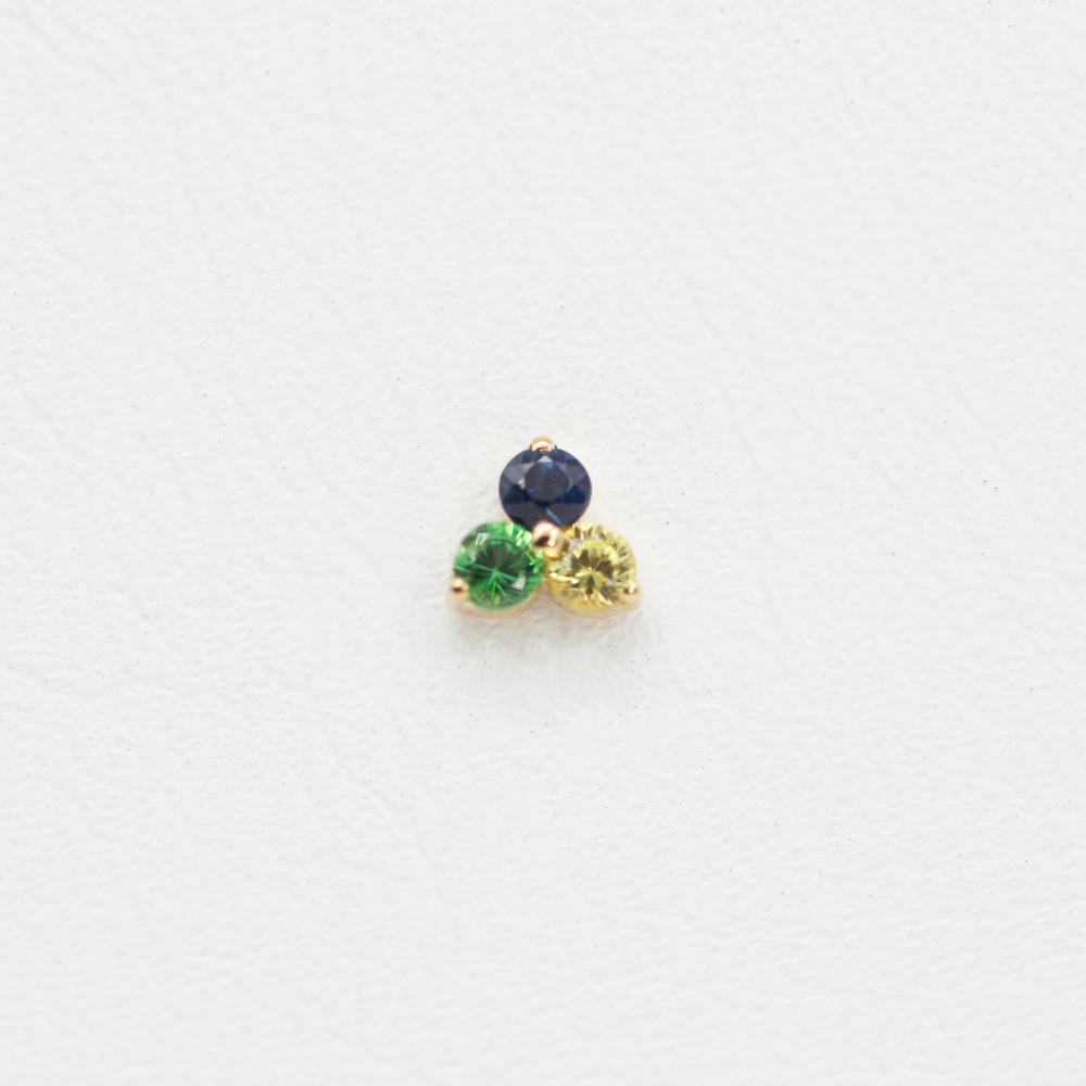 Threeleaf tops with Precious gems