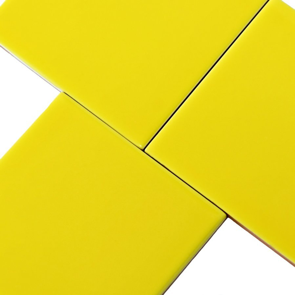 Плитка настенная Mini Tile Yellow glossy 99x99х7 мм