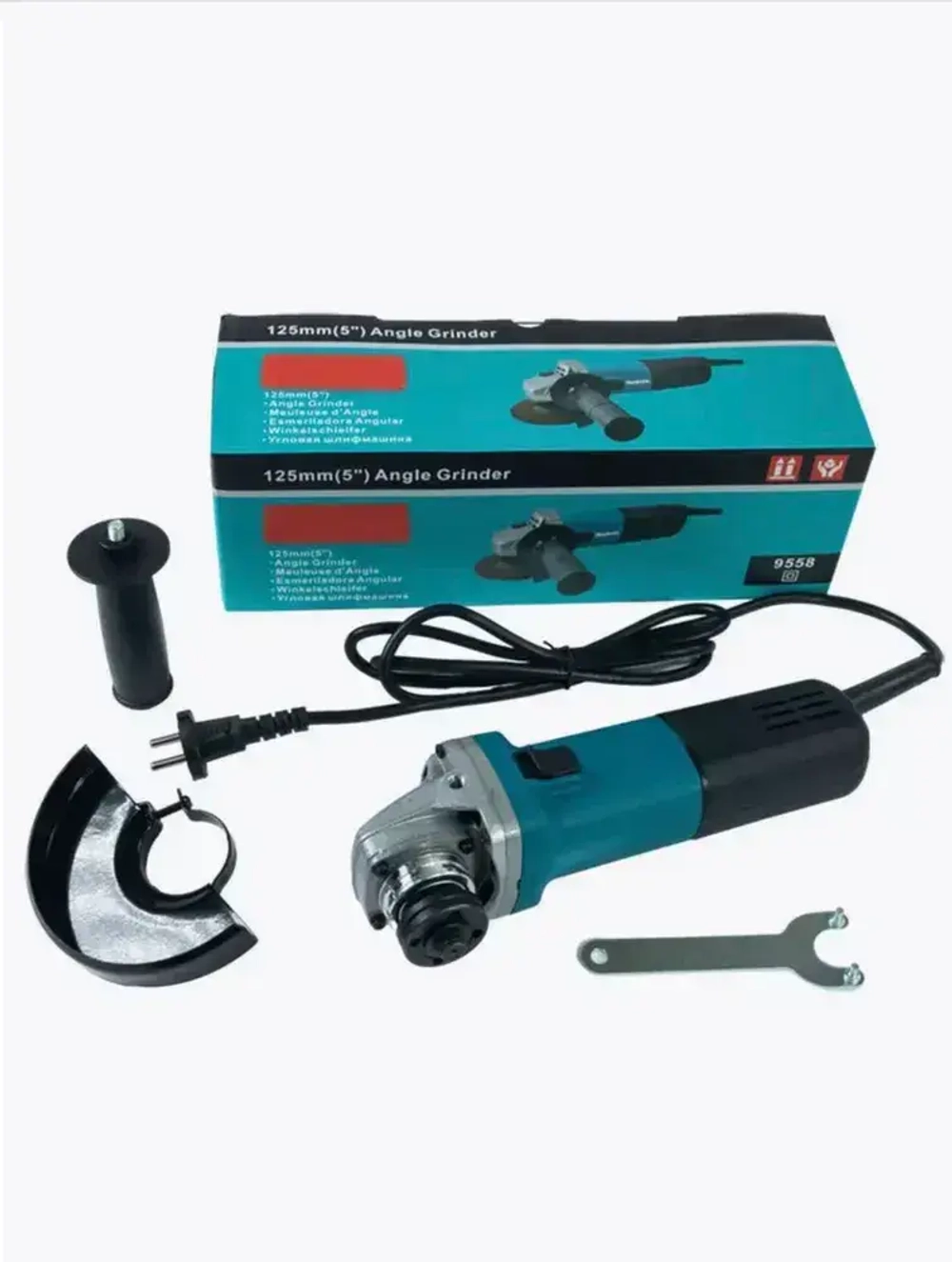 Болгарка электрическая УШМ с регулировкой оборотов 125, шлифовальная машинка