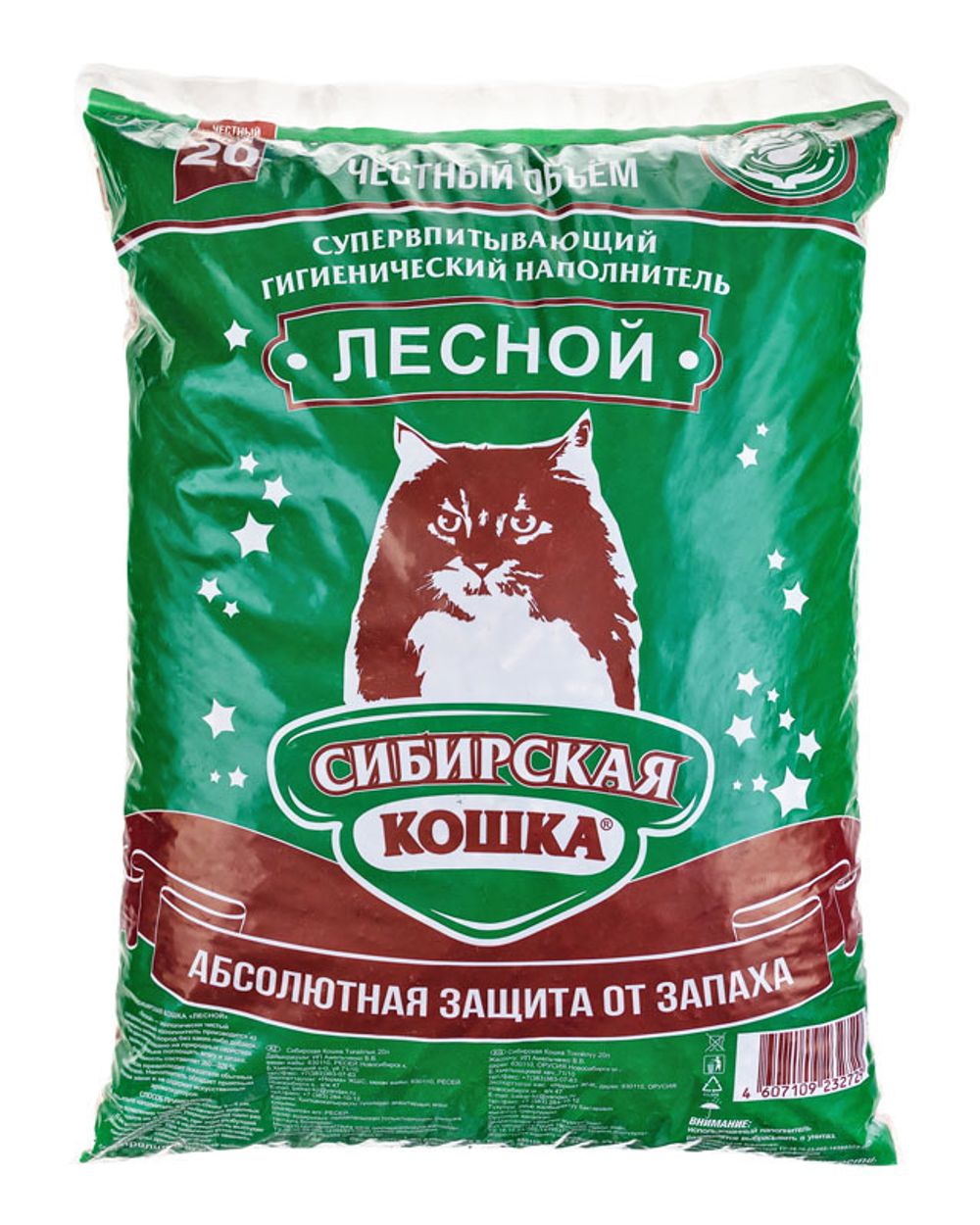 Наполнитель для кошачьего туалета, Сибирская Кошка "Лесной" Наполнитель для кошачьего туалета, Сибирская Кошка "Лесной"