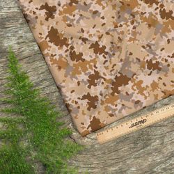 Ткань бифлекс песочный милитари