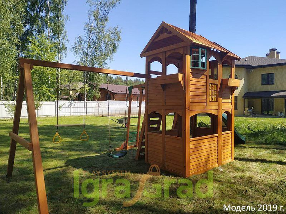 Детская площадка IgraGrad Клубный домик 2 с рукоходом