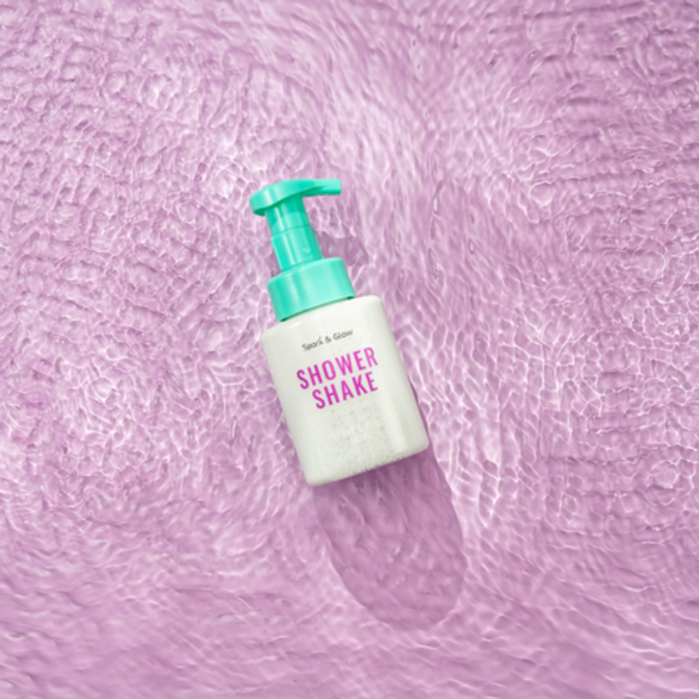 Spark&Glow Гель-шейк для душа с ароматом папайи и персика - Shower shake papaya&peach skins, 300мл