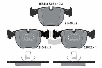 BENDIX Braking - BPD1337-BEN - Brake Pad Set, disc brake