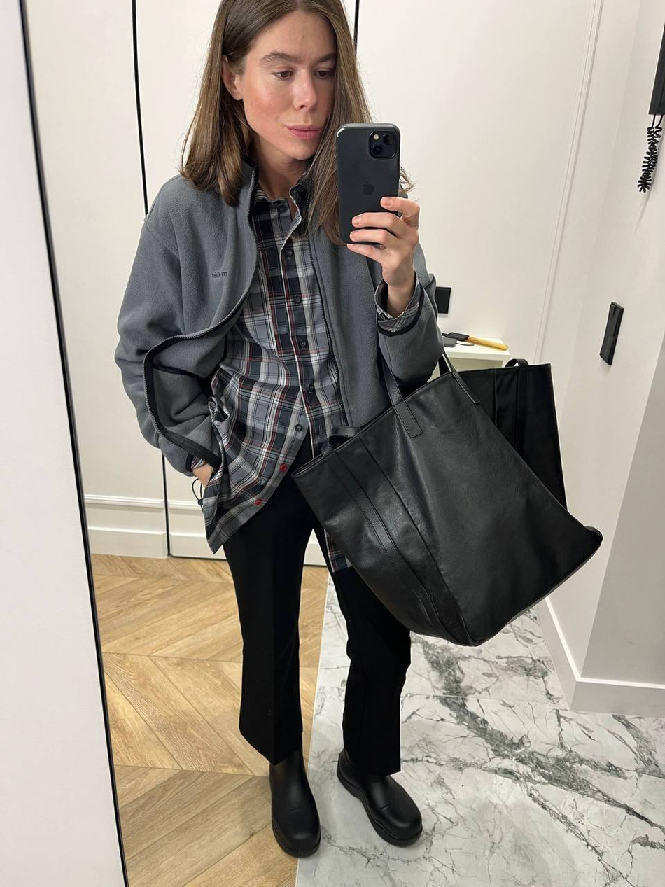 Брюки укороченные черные