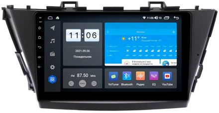 Магнитола для Toyota Prius Alpha 2011-2021 (правый руль) - Vomi ZX584R9-7862 Android 10, ТОП процессор, SIM-слот