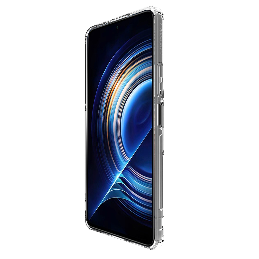 Усиленный прозрачный чехол от Nillkin для телефона Xiaomi Redmi K50 и K50 Pro, серия Nature TPU Pro Case