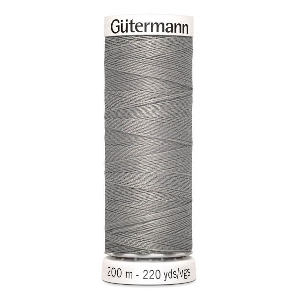 Нитки универсальные Gutermann Sew-all 100 (200 метров), 5 кат. | 495 серебристо-бежевый