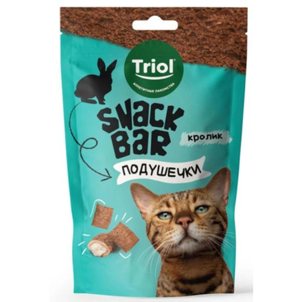 Лакомство для кошек подушечки Snack Bar Кролик 30 гр