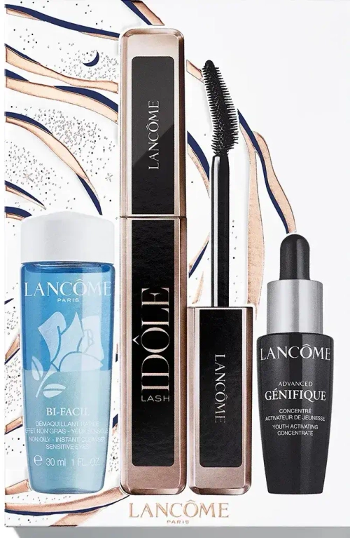 LANCOME IDOLE SET MASCARA 8ML + BI-FACIL 30ML + GENIFIQUE SERUM 10ML