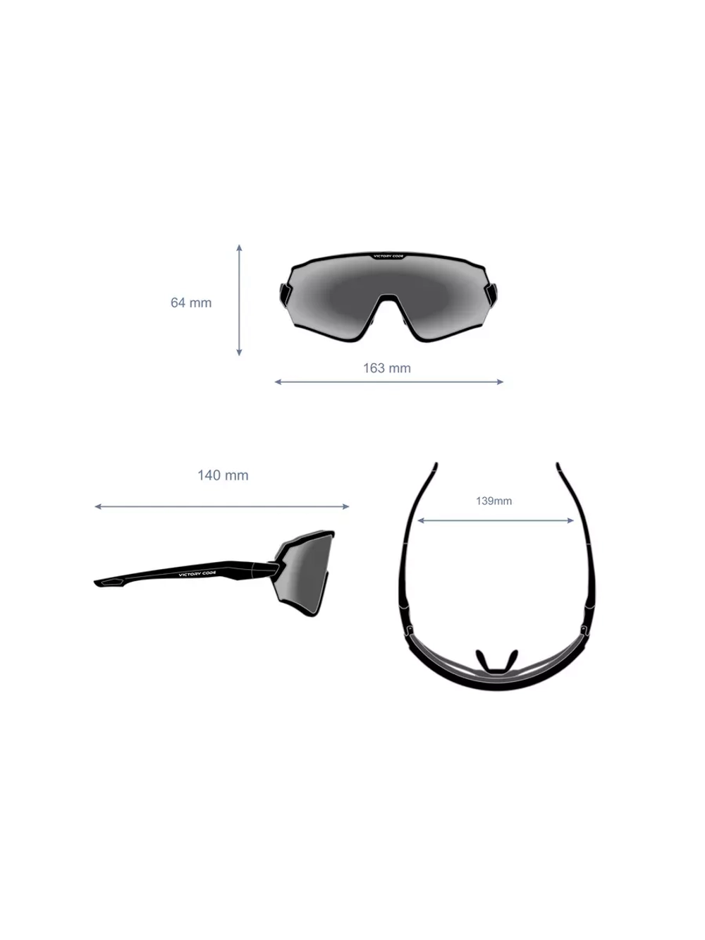 Очки Matrix / Черный