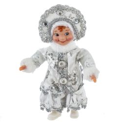 GAEM Игрушка набивная "Снегурочка", L13 W5 H20 см