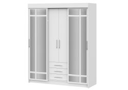 Шкаф-купе Фортуна (белое дерево/белое дерево), Интерьер Центр, г.Пенза