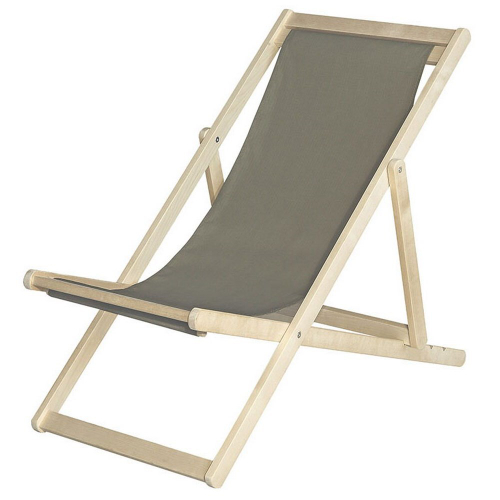 Шезлонг  массив/ткань