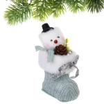 Фигурка «Медвежонок в башмачке» 12 см, Зеленый