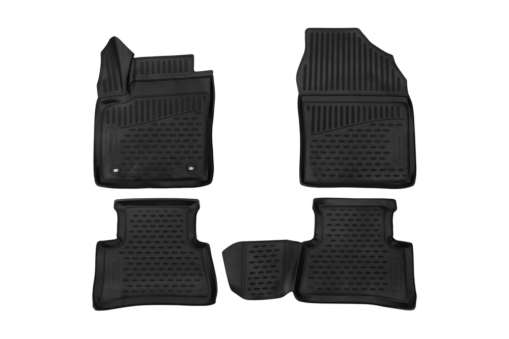 Коврики 3D в салон для TOYOTA C-HR, 2017-, 2WD, SUV, 4 шт.  AFM3D01701210K