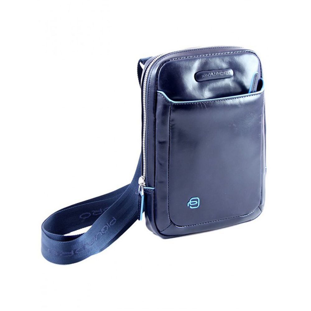 Сумка мужская Piquadro Blue Square синий телячья кожа (CA3084B2/BLU2) 5