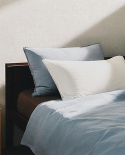Пододеяльник Zara Home хлопок, лён 100%, однотонный, 3110/088