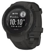 Умные часы Garmin Instinct 2 Solar, графитовый (Graphite)