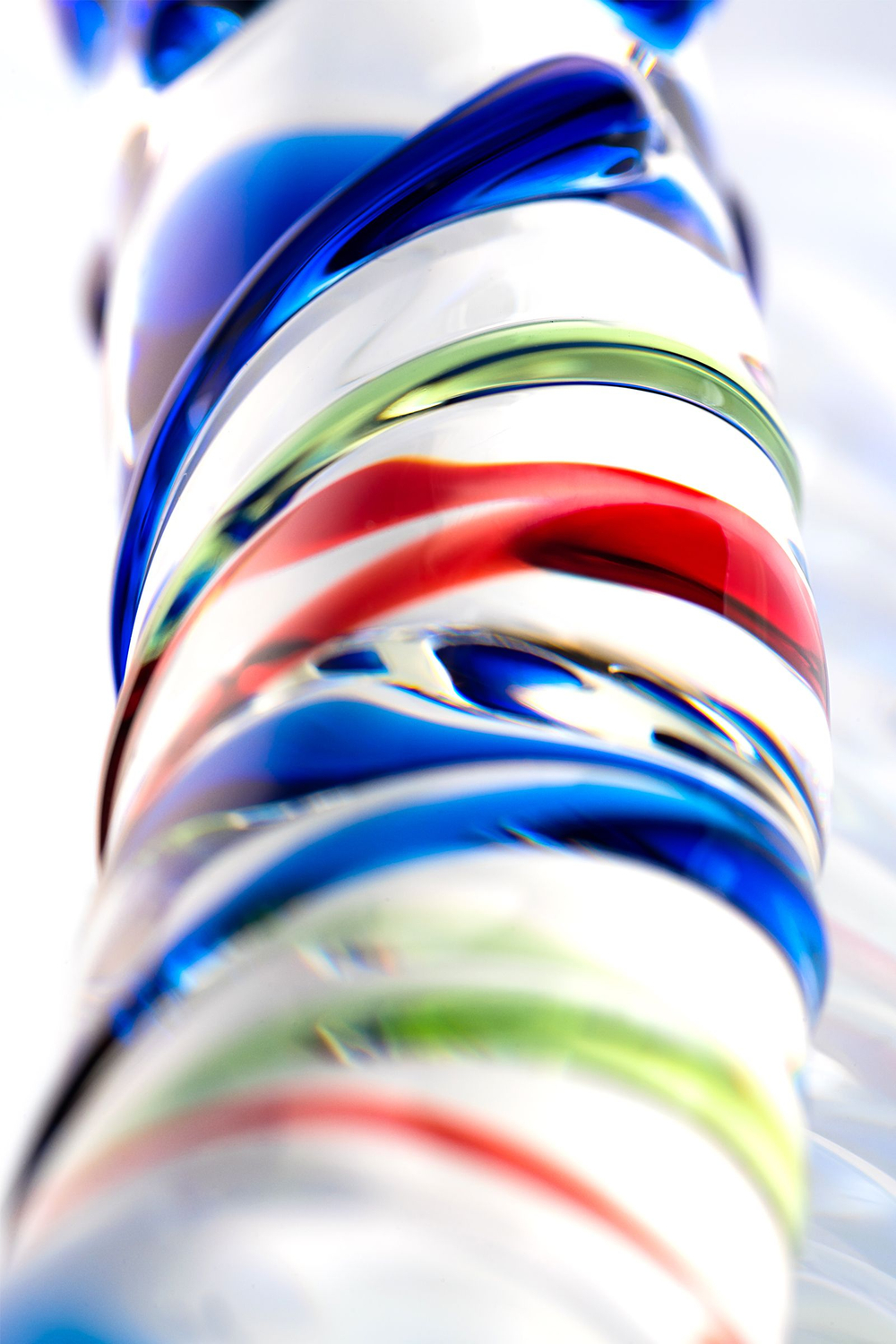 Нереалистичный фаллоимитатор Sexus Glass, стекло, прозрачный, 18 см (912076)