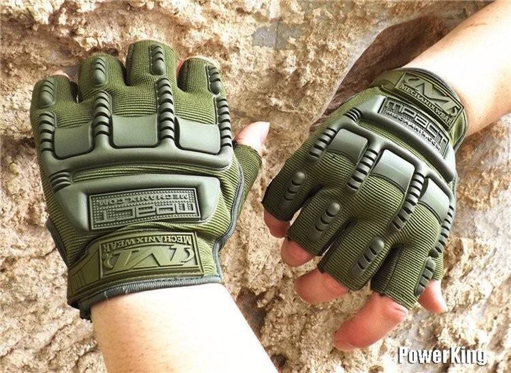 Перчатки беспалые Mechanix M-Pact olive