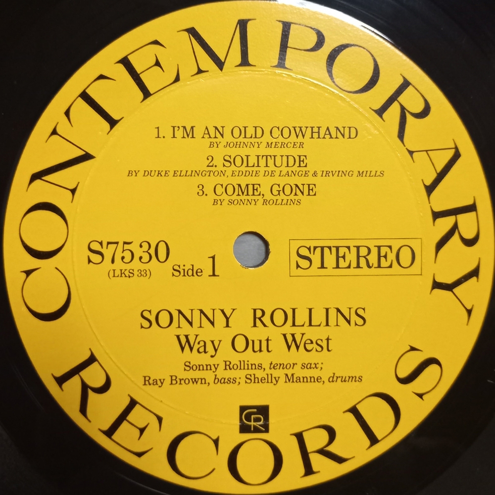 Sonny Rollins / Way Out West (LP)