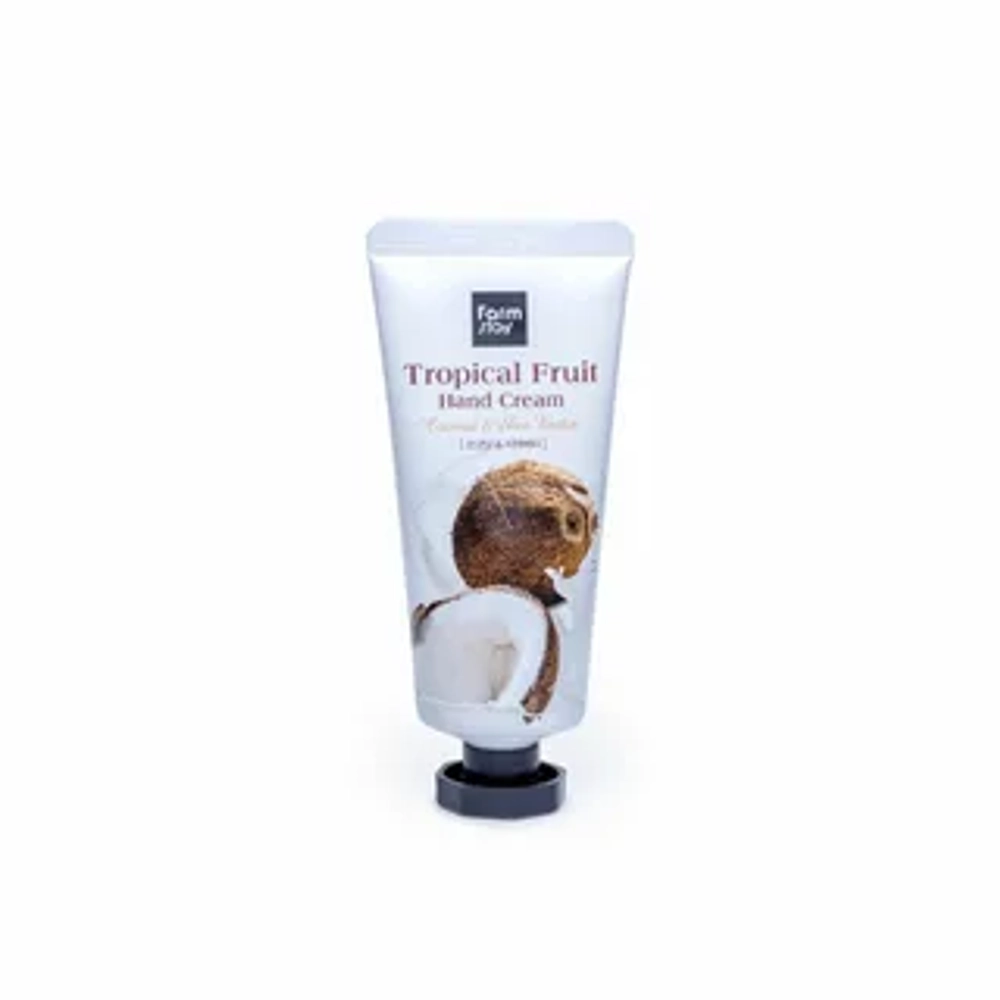 Farm Stay Крем для рук с экстрактом кокоса и маслом ши Tropical Fruit Hand Cream Coconut & Shea Butter