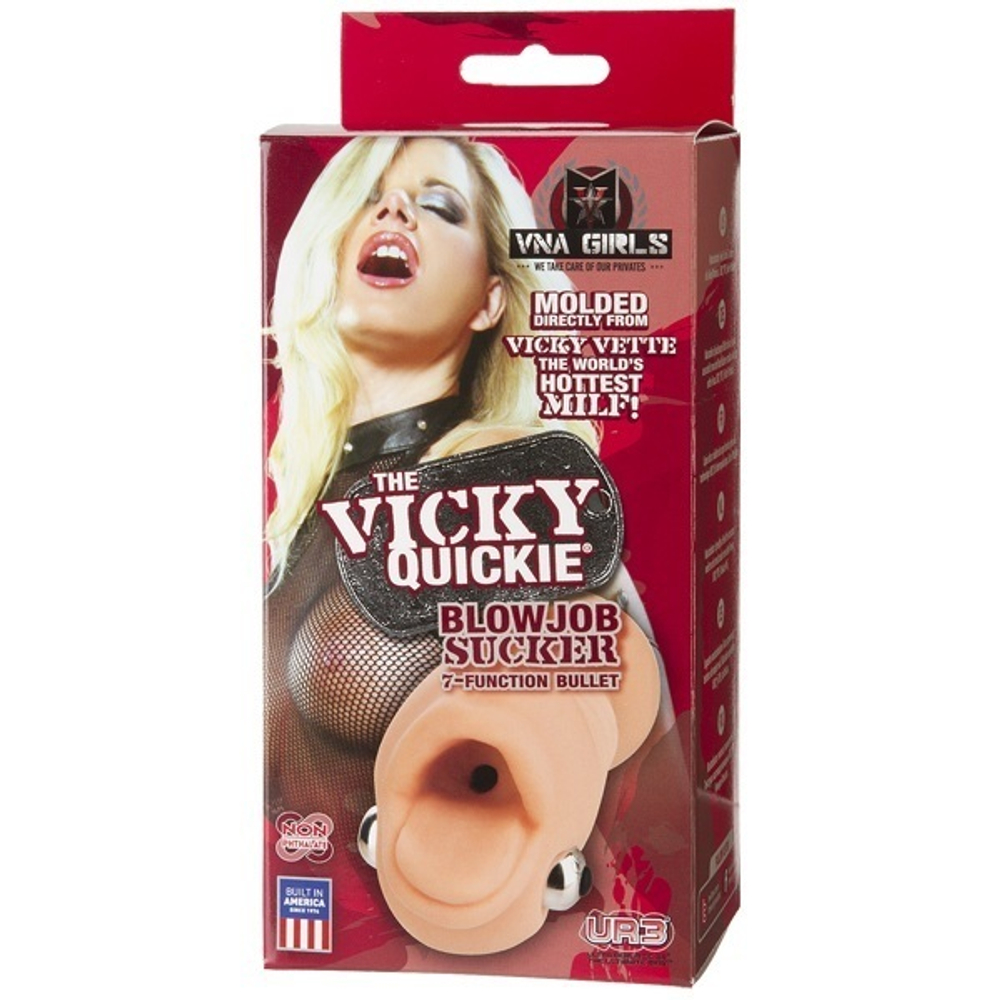 Реалистичный мастурбатор-ротик с вибрацией VICKY VETTE