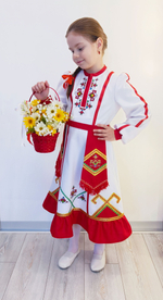 Платье детское с вышивкой