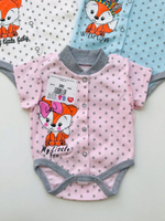 Боди кор.рукав "Лисята" (Карапуззики) (Размер: 80)