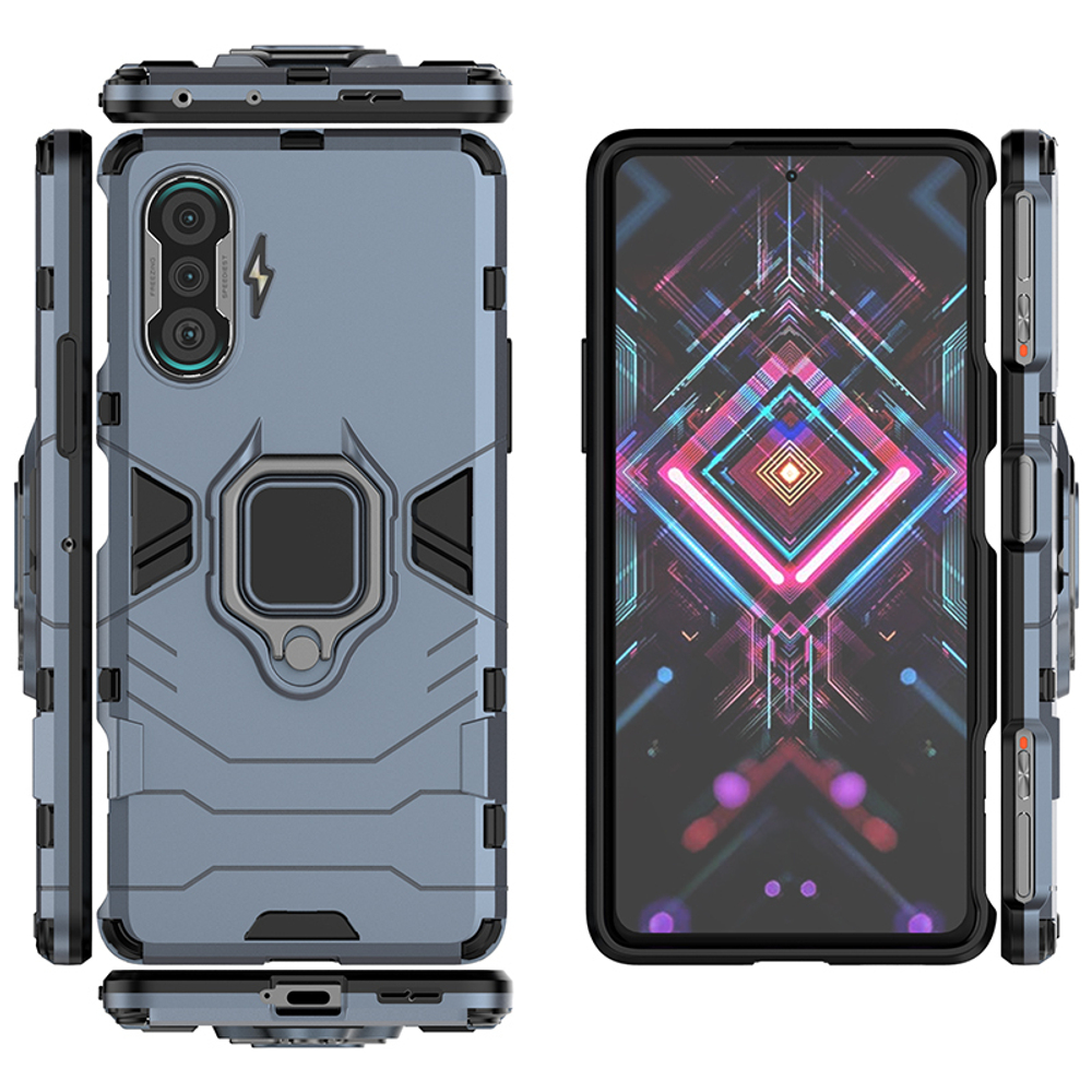 Противоударный чехол с кольцом Panther Case для Xiaomi Poco F3 GT