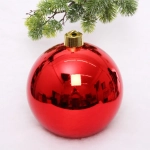 Новогодний шар 25 см «Глянец», красный