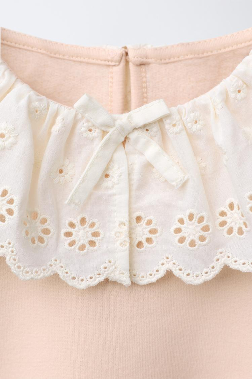 ZARA ТОЛСТОВКА С КОМБИНИРОВАННЫМ ВОРОТНИКОМ, ПУДРОВО-РОЗОВЫЙ