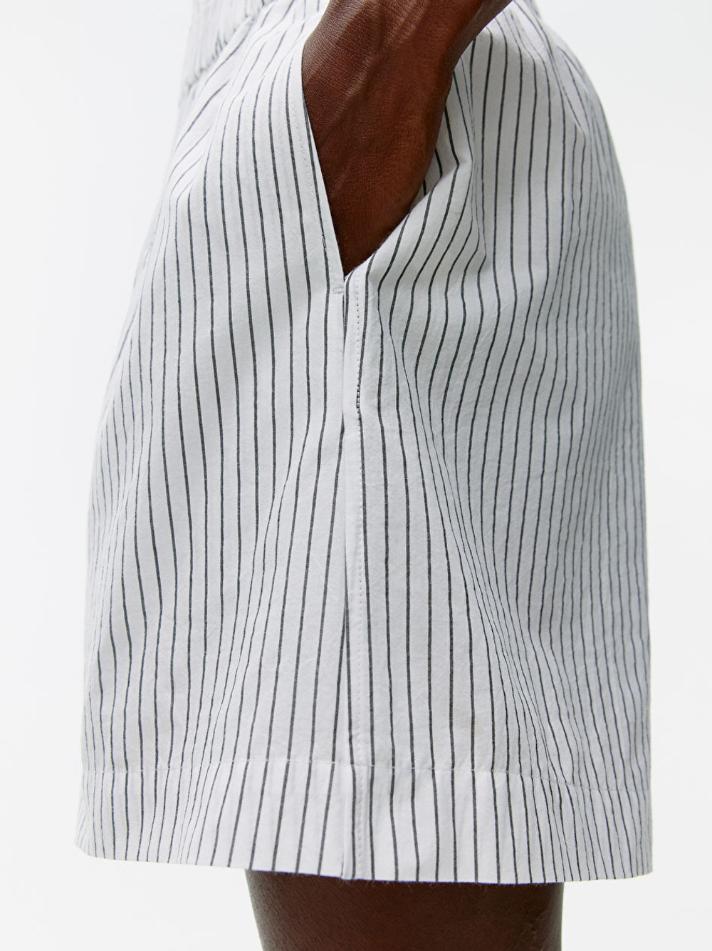 ARKET ХЛОПКОВЫЕ ШОРТЫ, CИНИЙ