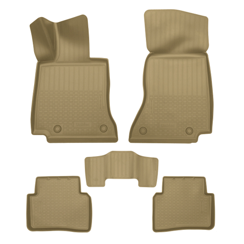 Ковры в салон Norplast/Unidec для Mercedes-Benz C в кузове W206 (2021-) ,Бежевый, арт.NPA11-C56-197-B