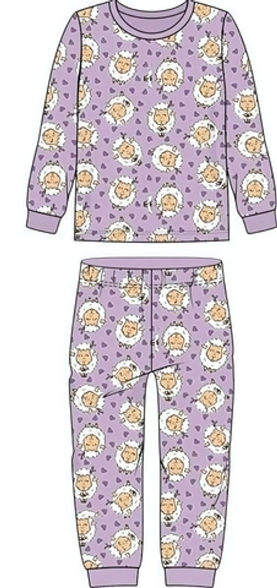 Пижама для девочки р.122-64 сиреневый