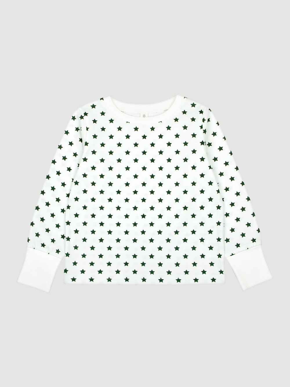 Пижама Mjölk Green Stars, на манжетах