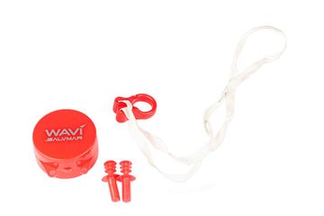 Набор беруши + зажим для носа SalviMar FLUYD Красный