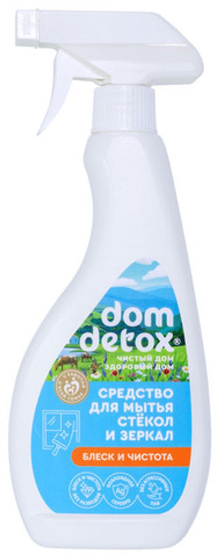 DomDetox Средство для мытья стёкол и зеркал "Блеск и чистота"