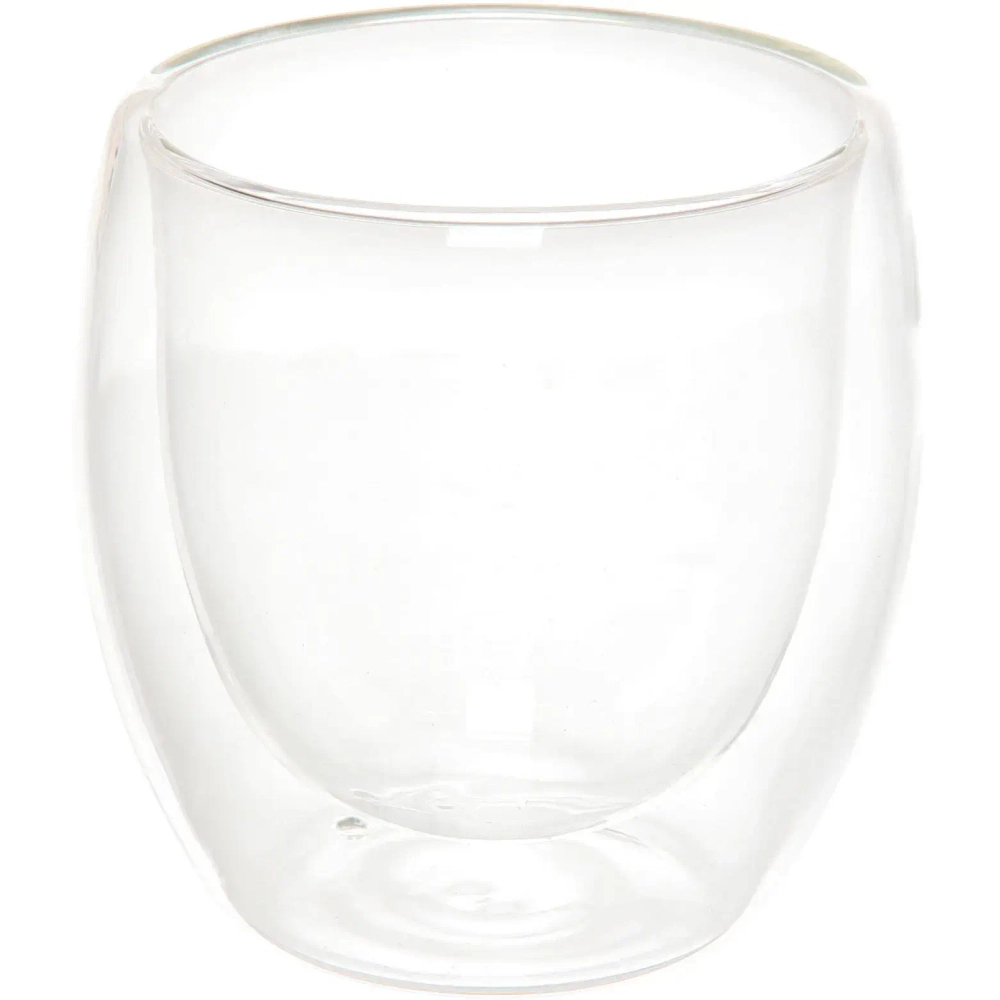 Стакан стеклянный с двойными стенками 250мл «Хай-Тек» классика