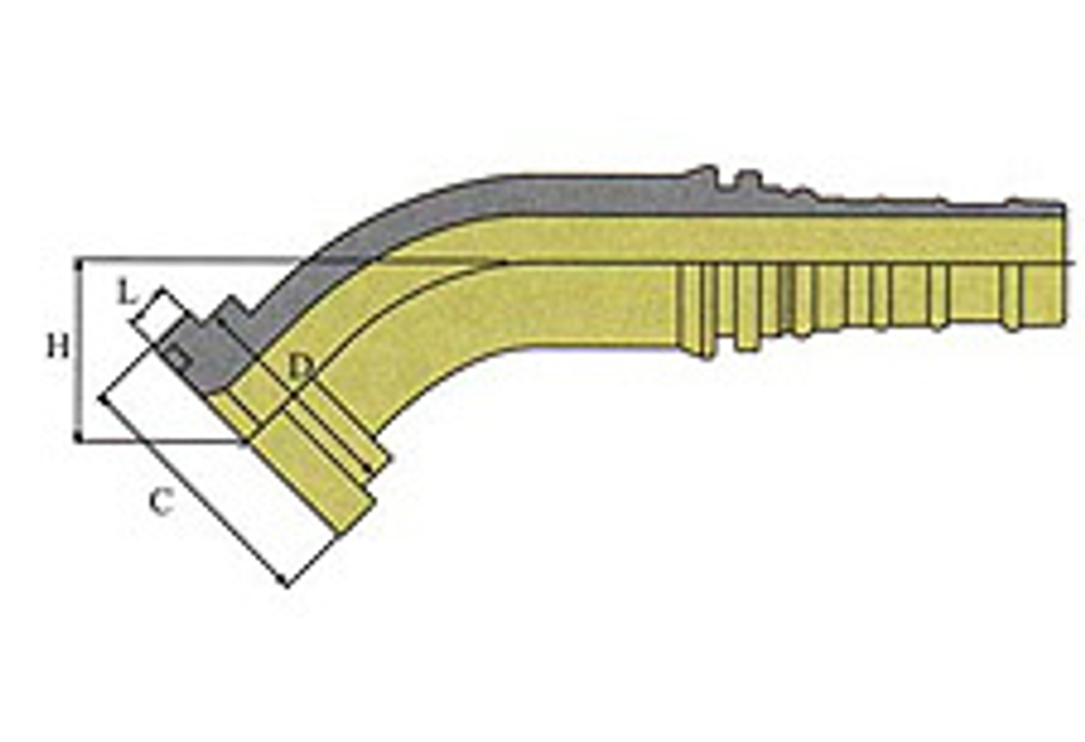Фитинг DN 20 SFS 1 47.6 (45) Interlock