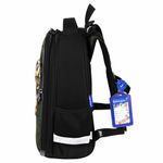 Ранец BRAUBERG PREMIUM, 2 отделения, с брелоком, "Dino attack", 3D-панель, 38х29х16 см, 272016