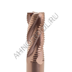 Фреза твердосплавная обдирочная  8мм (L=60, l=20, хв=8) Z4 30° по стали, нерж., чугуну BRGM-4W-D8.0