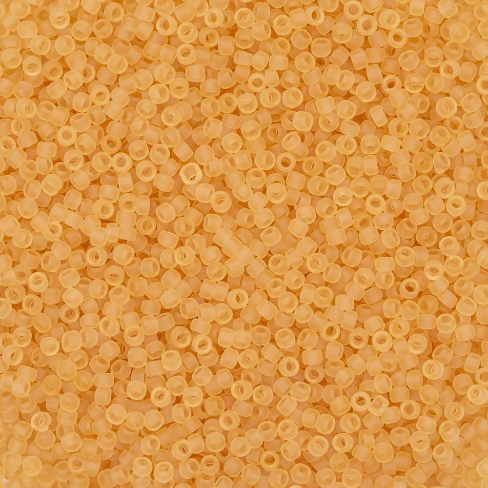 Японский бисер TOHO Round 15/0 (№2F), прозрачный матовый