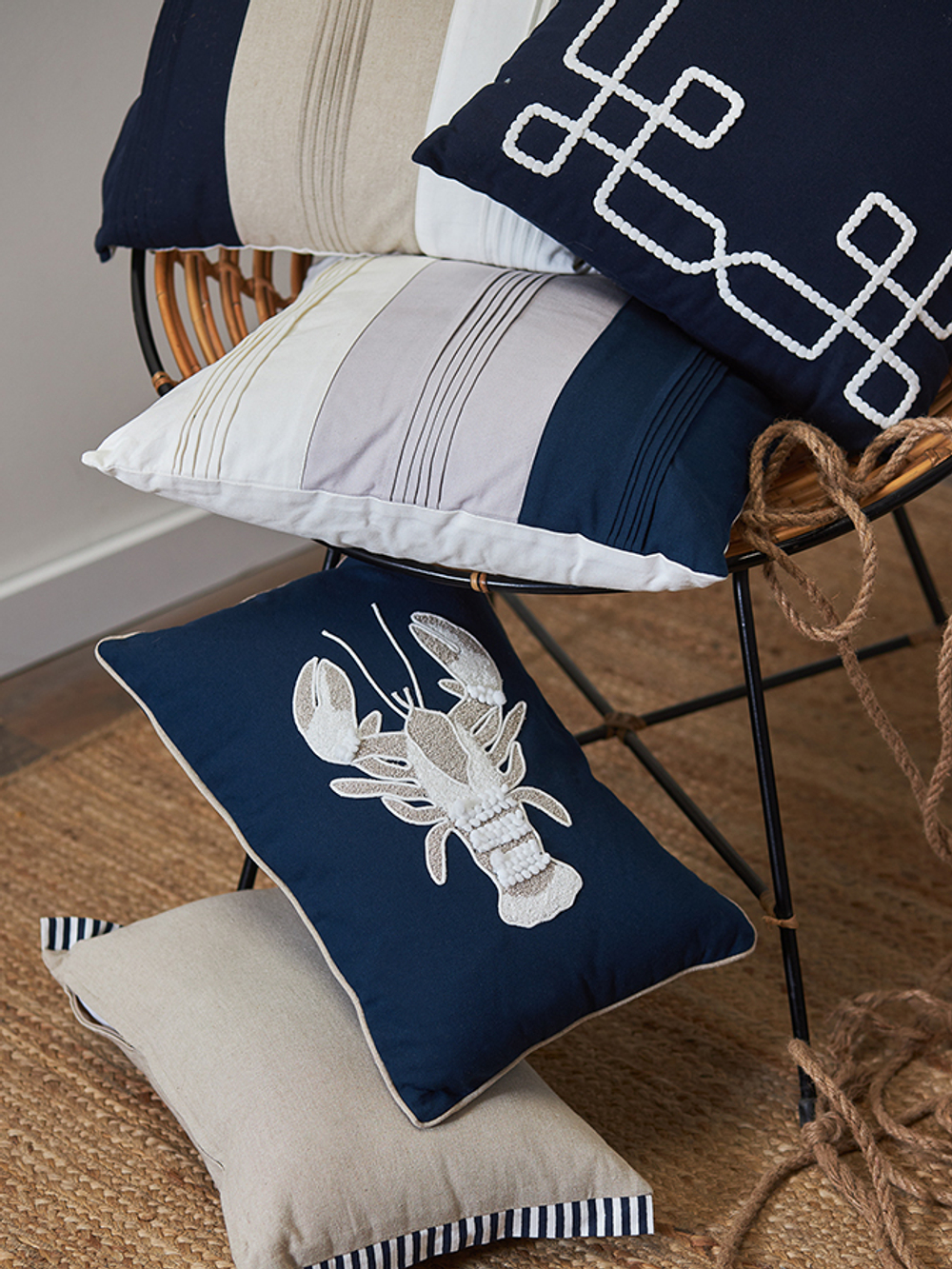 Подушка декоративная Navy mood | 45х45 см