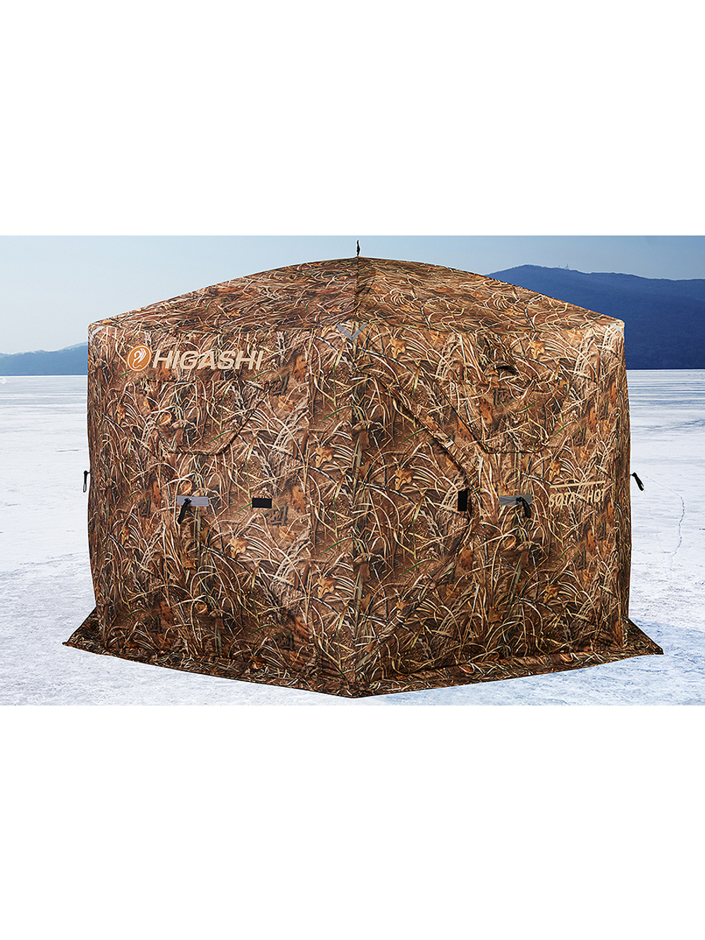 Палатка для зимней рыбалки HIGASHI Camo Sota Hot DC