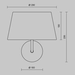 Бра Maytoni   MOD360WL-01B